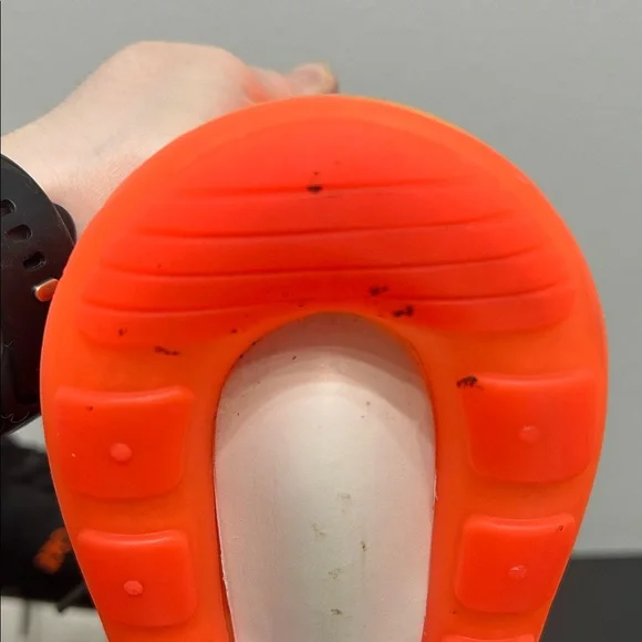 Nike Air Max 270 Black and Orange Athletic Shoes - Picture 10 of 15